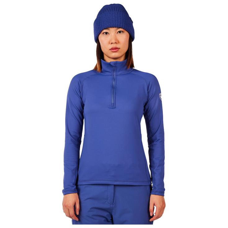 Rossignol Polaire W Mid Layer Stretch Half Zip Future Blue Présentation