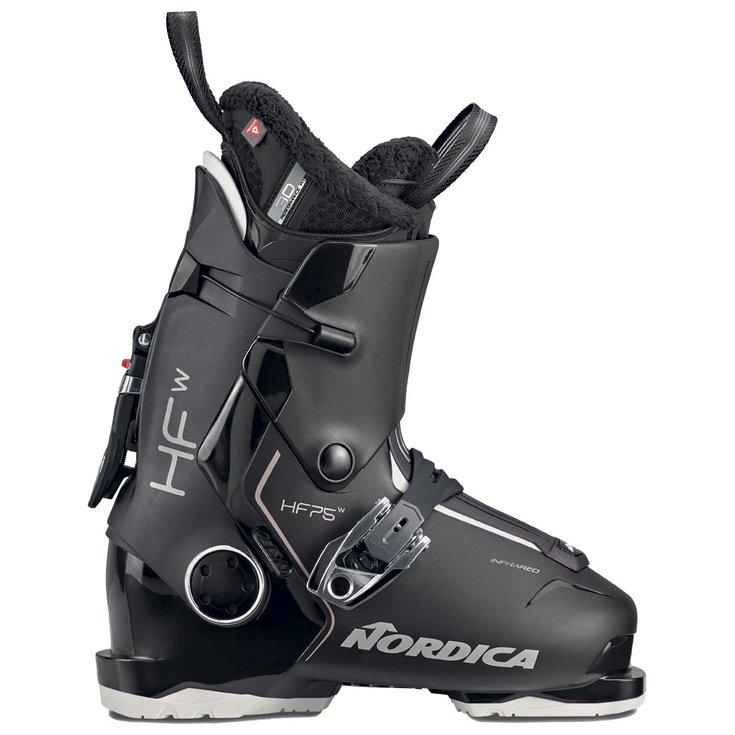 Nordica Chaussures de Ski Hf 75 W Black Pearl Black Pink Dessus