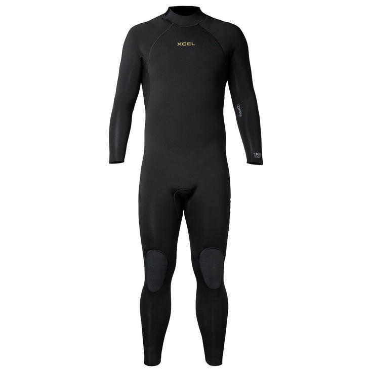 Xcel Combinaison Surf Comp Back Zip 4/3Mm Côté
