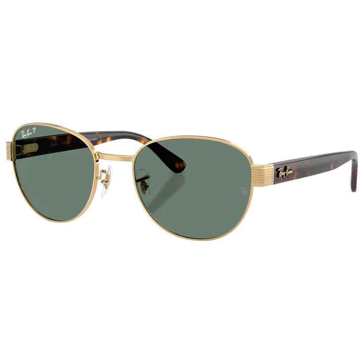 Ray Ban Lunettes de soleil RB3766CH Polished Gold Chromance Grey Polar Présentation
