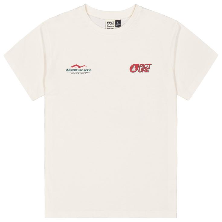 Picture Tee-shirt Dad & Son Chamonix Natural White Présentation