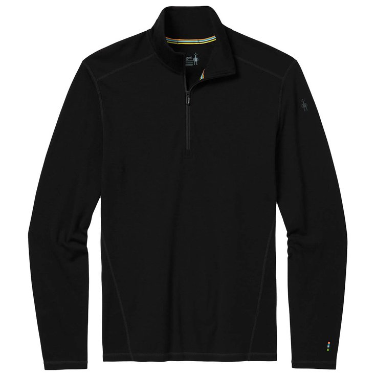 Smartwool Sous-vêtement technique M's Classic Thermal Merino 250 1/4 Zip Black Présentation