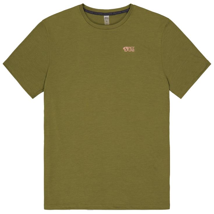 Picture Tee-shirt de rando Timont Short Sleeve Urban Tech Tee Shirt Tobacco Présentation