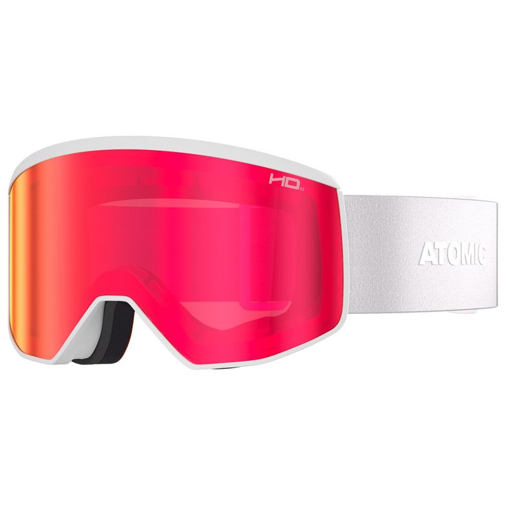Atomic Masque de Ski Four Pro M Hd White Red Hd Présentation
