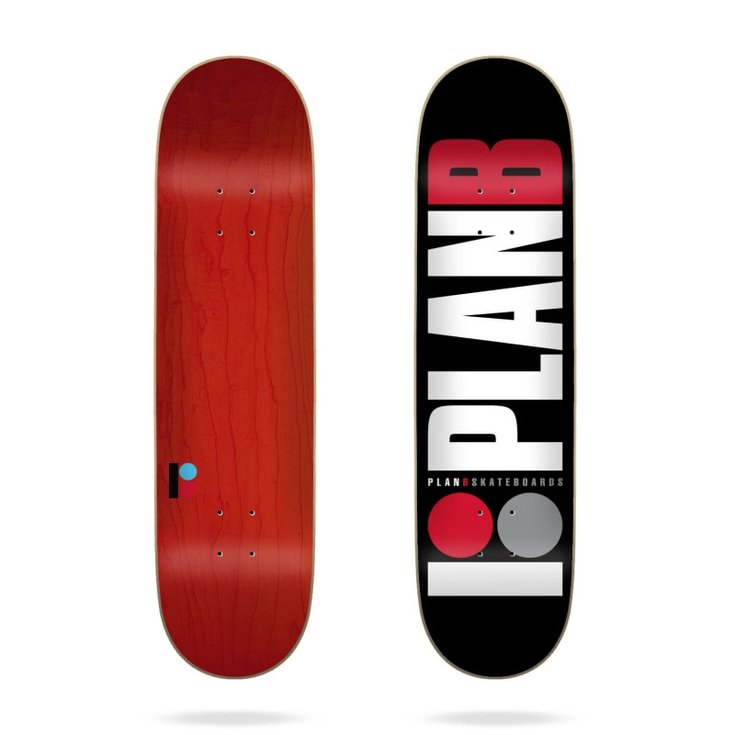 Plan B Skate Planche de Skateboard Plan B Team Red - 8.0'' - Sans 