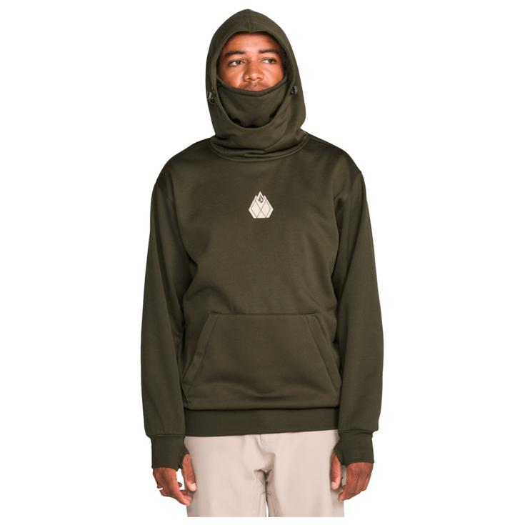 Volcom Sweat Hydro Riding Hoodie Dark Green Présentation