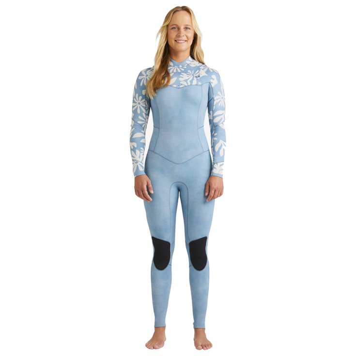 Billabong Combinaison Intégrale Salty Dayz Natural 4/3 Zip Free Blue Shadow Présentation