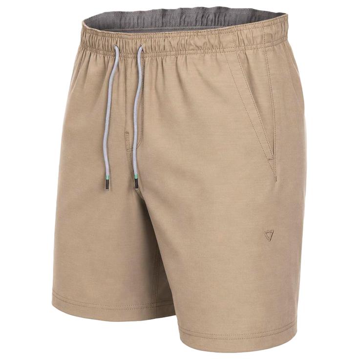 Vissla Boardshort Hemp No See Ums Eco 18 Elastic Khaki Présentation