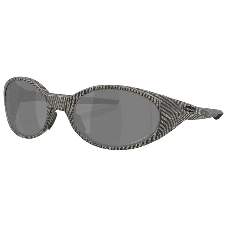 Oakley Lunettes de soleil Eye Jacket Redux Matte Grey Ink Fingerprint Prizm Black Présentation
