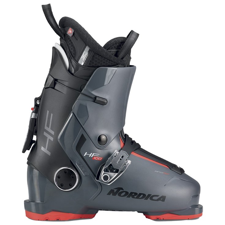 Nordica Chaussures de Ski Hf 100 Anthracite Black Red 