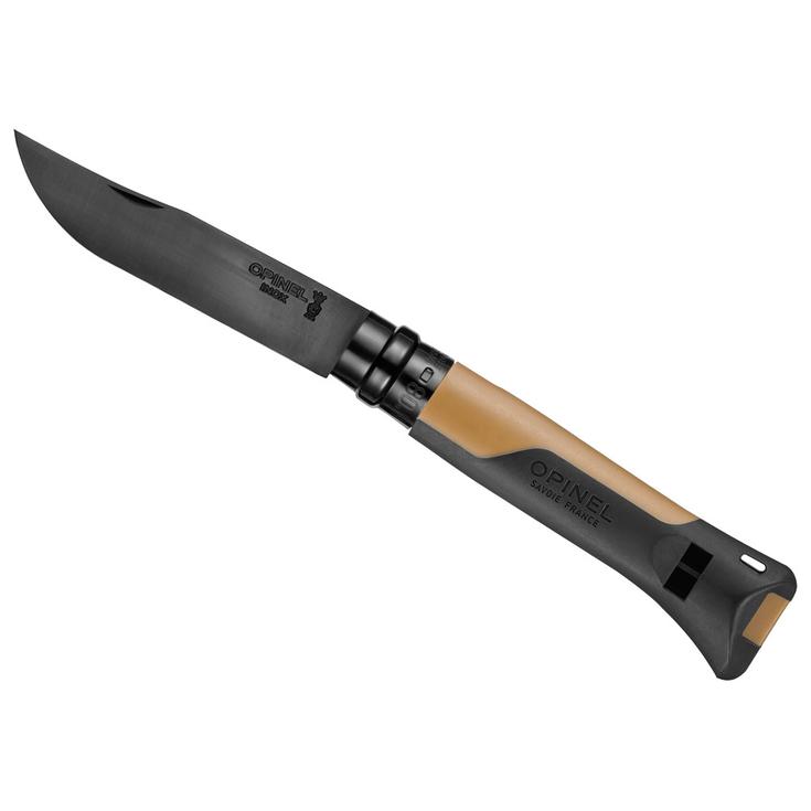 Opinel Couteaux (couverts) Blister N°08 Horizon Moutarde PVD Black Présentation