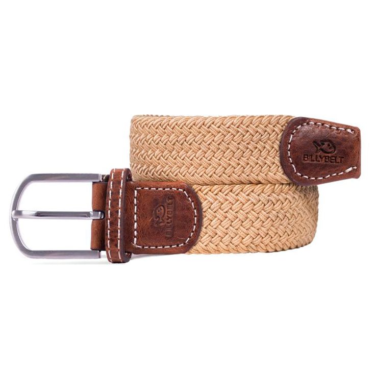BillyBelt Ceinture Tressée Cafe Latte Présentation