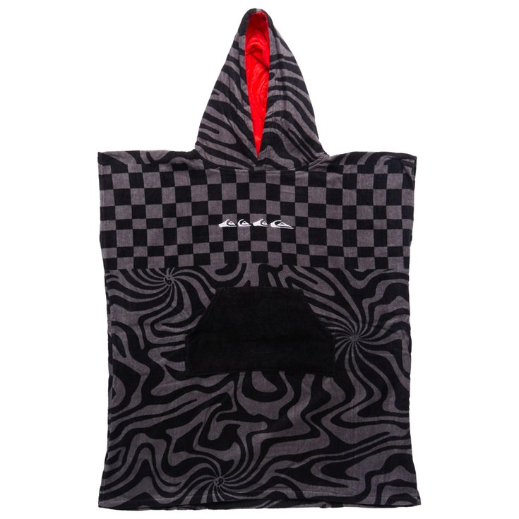 Quiksilver Poncho Hoody Towel Youth Tarmac Présentation