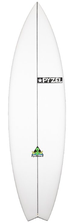 Pyzel Board de Surf Pyzalien 2 6'1" Futures 3 Fins Côté