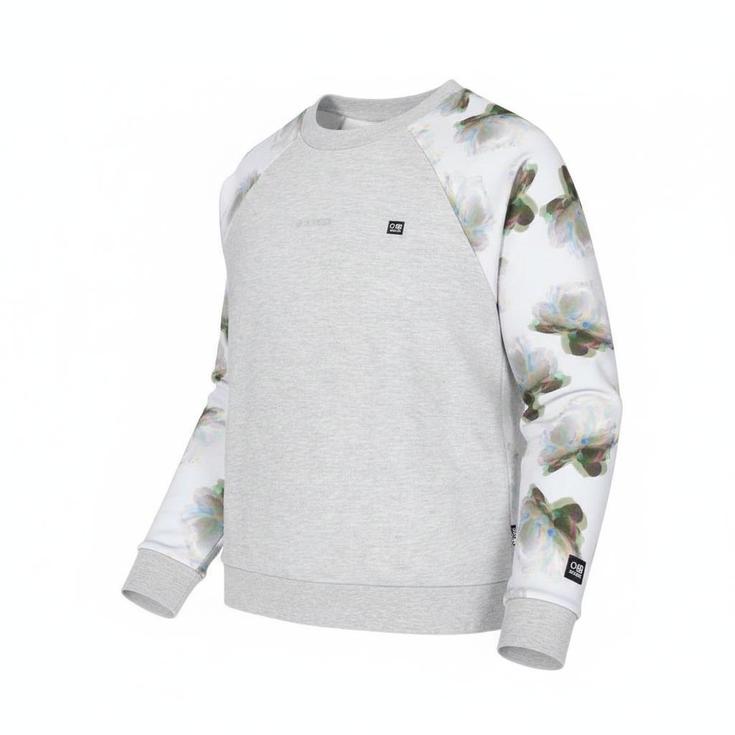 Picture Sweat Blayr Crew Grey Melange Présentation