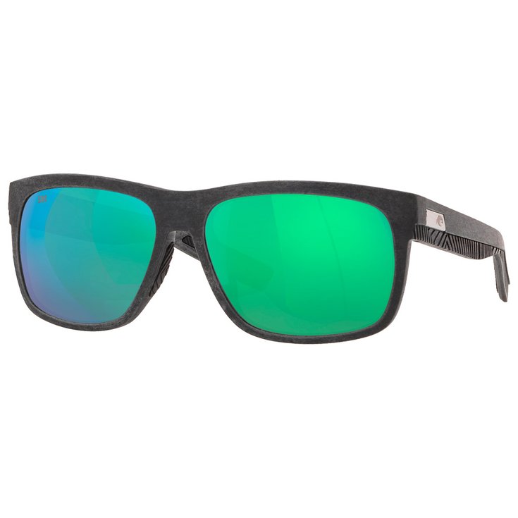 Costa Del Mar Lunettes de soleil Baffin Gray Rubber Green Mirror Polarized Présentation