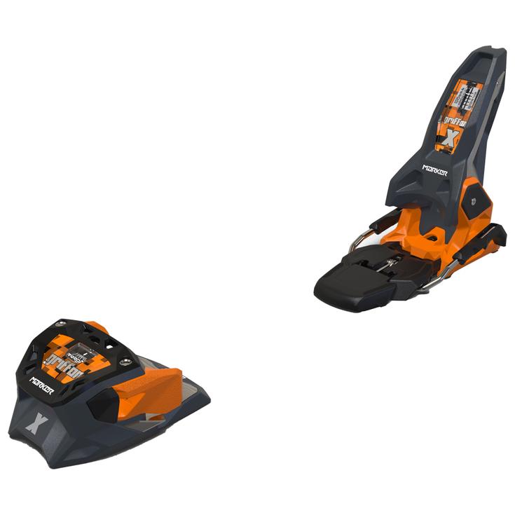 Marker Fix Ski Griffon X 13 90mm Graphite Orange Présentation
