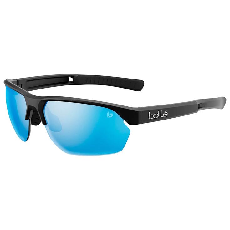 Bollé Lunettes de soleil Victus Black Matte Sky Blue Polarized Présentation