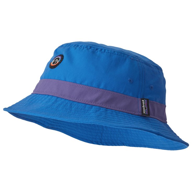 Patagonia Bob Wavefarer Bucket Hat Fitz Roy Icon Bayou Blue Présentation
