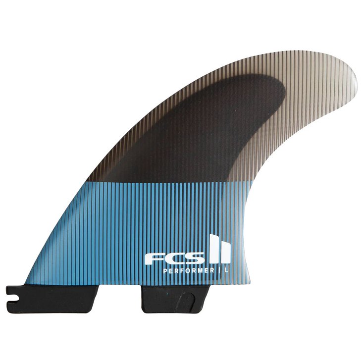 Fcs Ailerons Surf II Performer Pc Tranquil Blue Tri Fins Profil