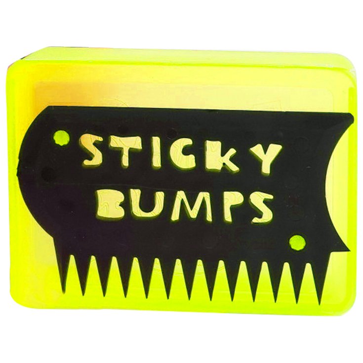 Sticky Bumps Wax Boite à Wax + Peigne Yellow Présentation