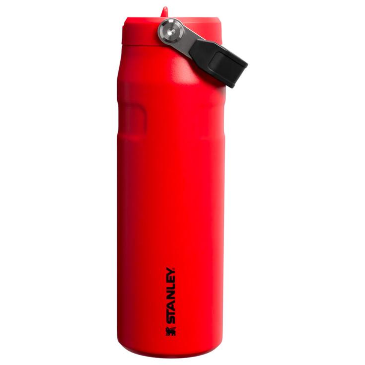 Stanley Gourde The Iceflow Bottle Flip Straw 2.0 0.7L Chili Black Présentation