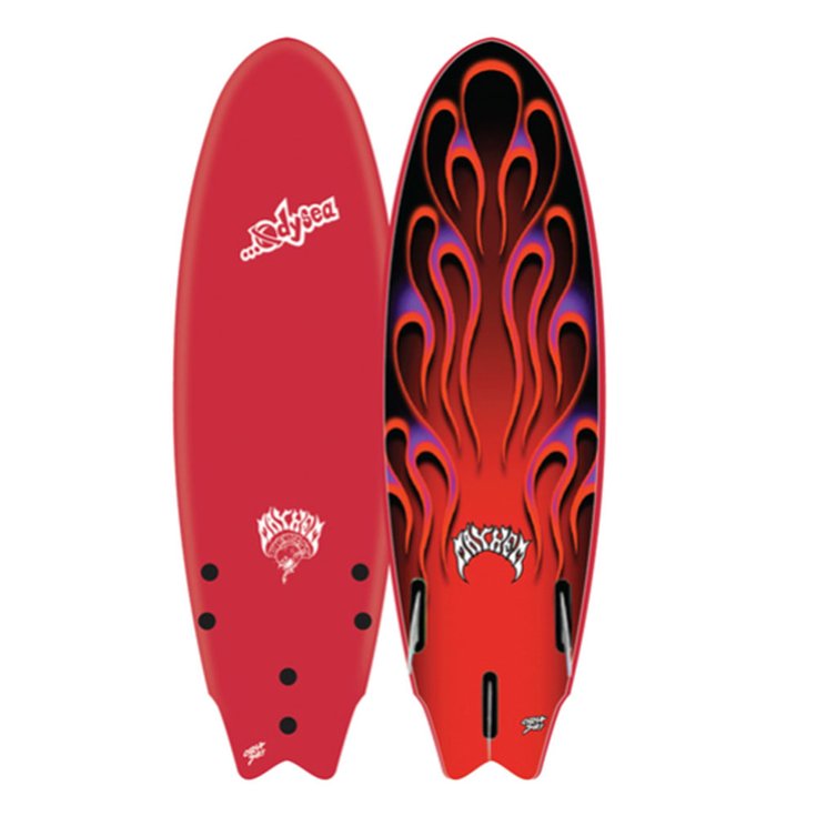 Catch Surf Board de Surf Odysea Skipper Pro JOB Quad Red Présentation
