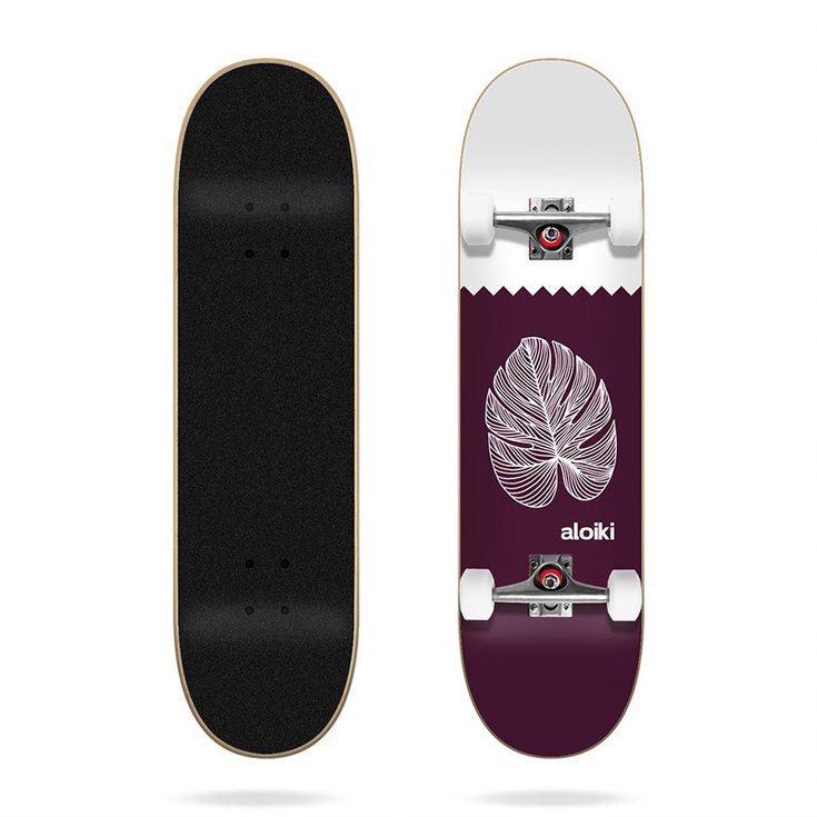 Aloiki Skate Skateboard Aloiki Purple Leaf - 8.0'' - Sans Profil