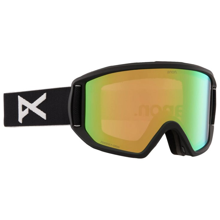 Anon Masque de Ski Relapse Black Perceive Variable Green + Amber Présentation