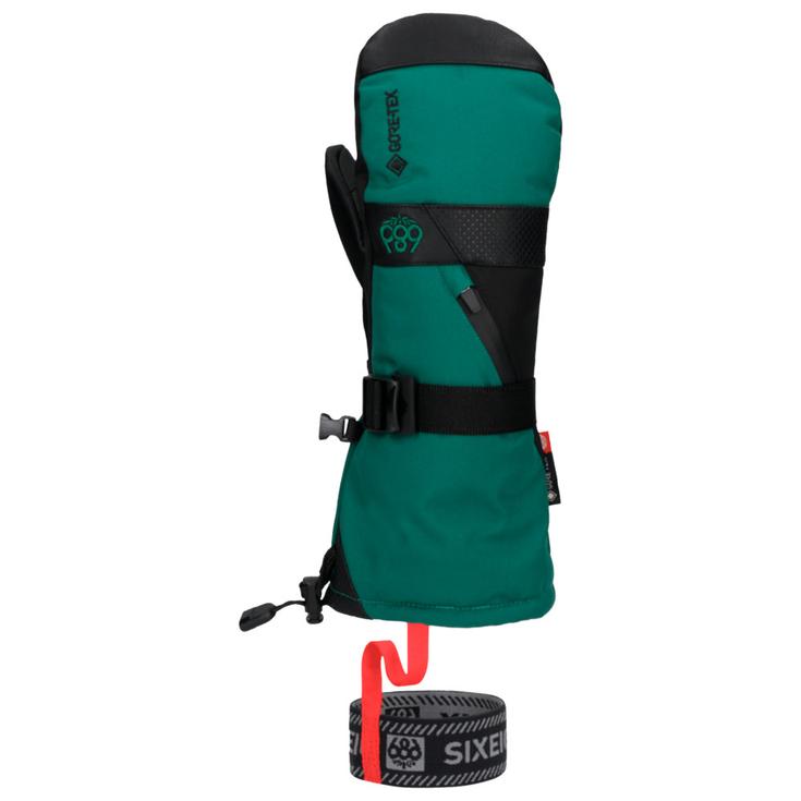 686 Moufles Gore-Tex Smarty 3-in1 Gauntlet Mitt Emerald Green Présentation