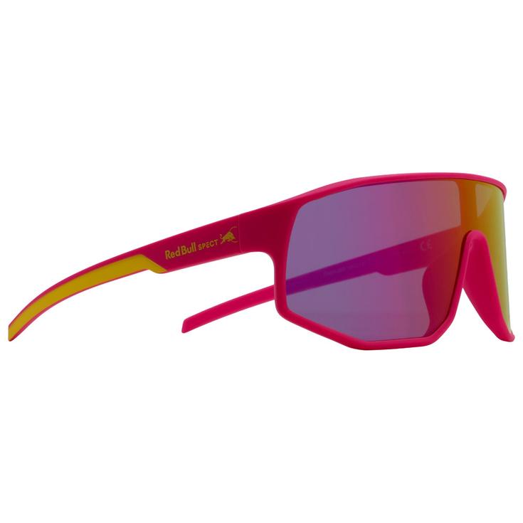 Red Bull Spect Lunettes de soleil Dash Neon Pink Yellow Smoke Pink Yellow Mirror Présentation