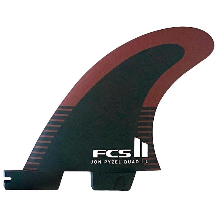 Fcs Ailerons Surf II Pyzel PC Aircore Quad Rears Black Shiraz Présentation