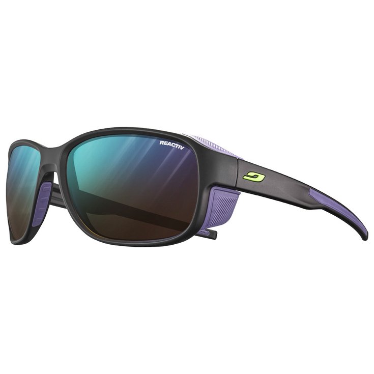 Julbo Lunettes de soleil Montebianco 2 Mat Noir Violet Reactiv 2-4 Présentation