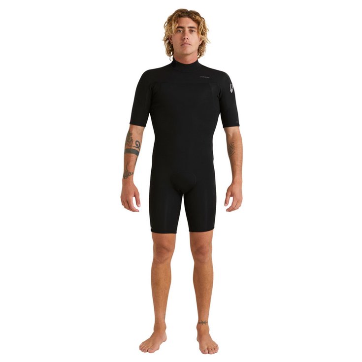 Quiksilver Shorty Everyday Sessions 2mm SS Back Zip Black 