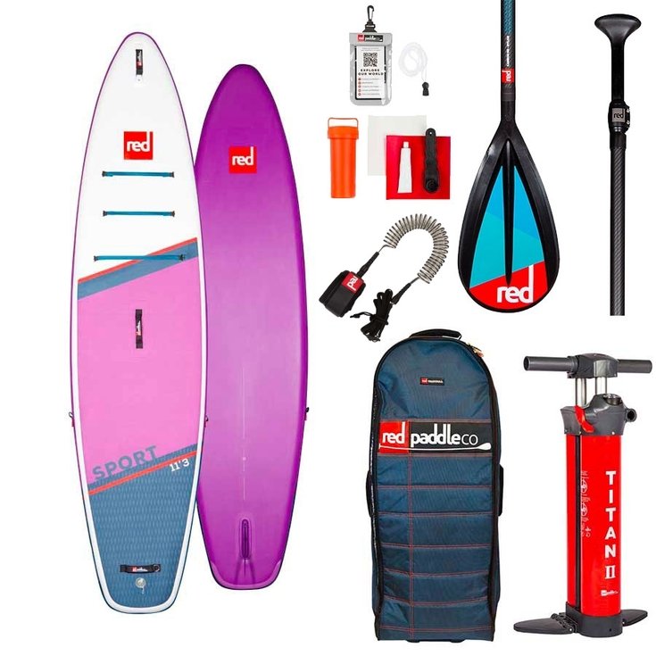 Red Paddle Co Pack SUP Pack Gonflable Sport Special + Pagaie CN50 2021 -11'3'' Présentation