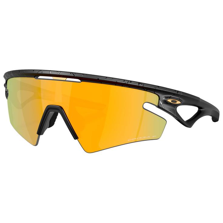Oakley Lunettes de soleil Sphaera Slash Matte Black Splatter Prizm 24K Présentation
