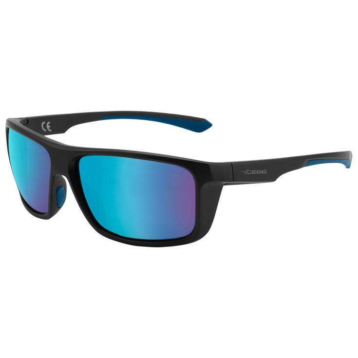 Cebe Lunettes de soleil Waterguard Matt Black Blue Mirror PolarizedM Présentation