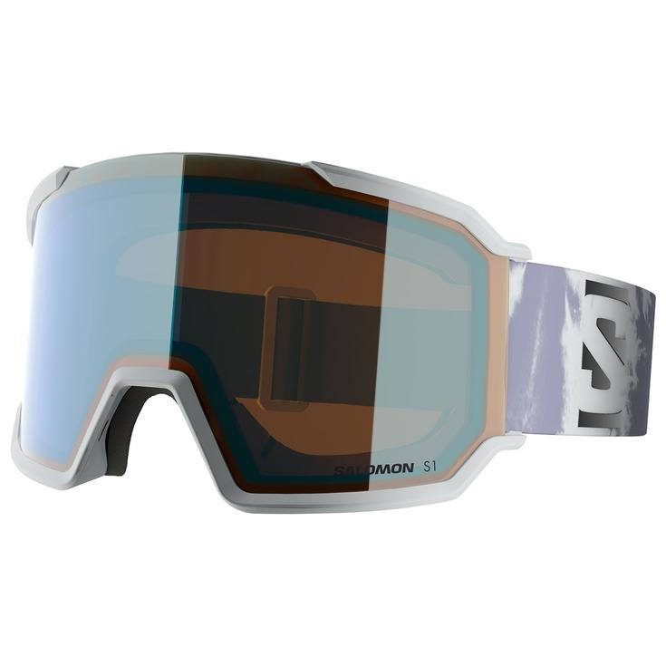 Salomon Masque de Ski S/View 3 Ice Flow Multilayer Light Blue Présentation