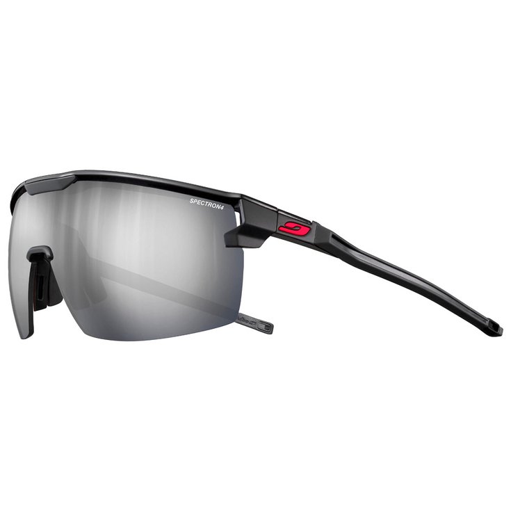 Julbo Lunettes de soleil Ultimate Cover Mat Noir Orange Fluo Spectron 4 Présentation