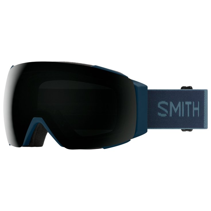 Smith Masque de Ski I/O Mag French Navy Chromapop Sun Black + Chromapop Storm Blue Sensor Mirror Présentation