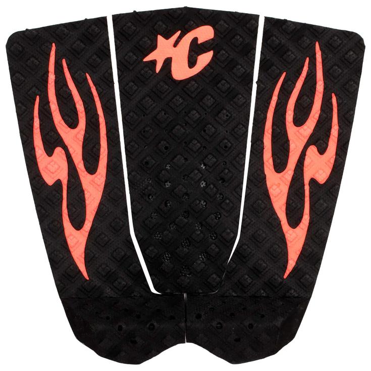 Creatures Pad Surf Griffin Colapinto Black Fluro Red Flames Présentation