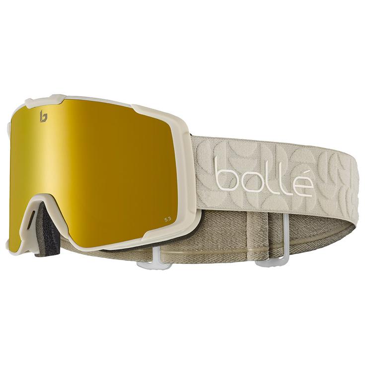 Bollé Masque de Ski Cerro Stockholm Sand Matte Gold Présentation