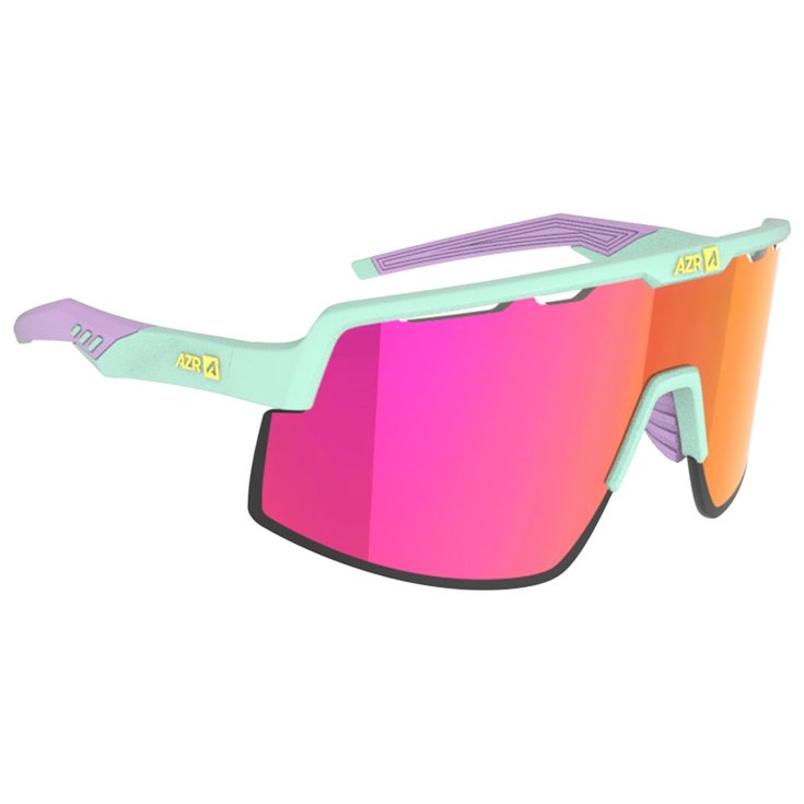 AZR Lunettes de soleil Speed Rx Turquoise Violet Rose Multicouche Rose Présentation