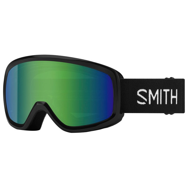 Smith Masque de Ski Snowday Jr Black Green Sol-x Mirror Présentation