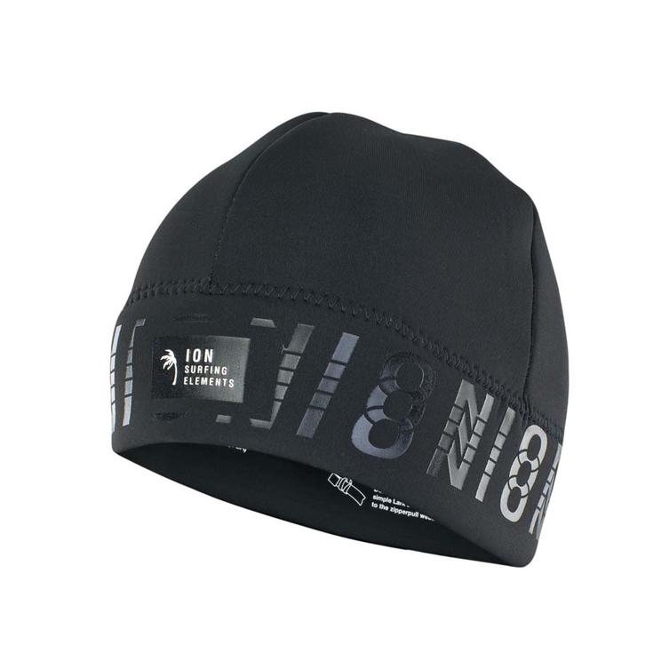 Ion Bonnet Neoprene Logo 2,5mm - Black Présentation