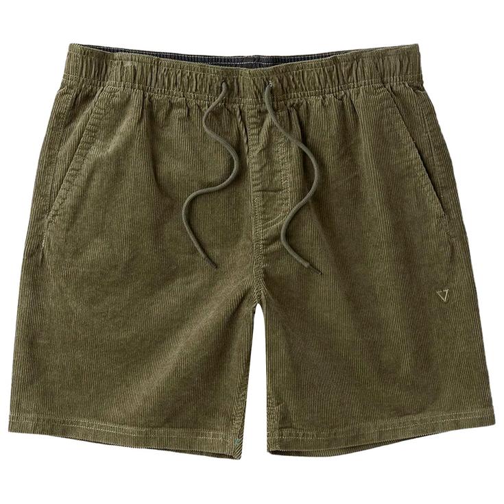 Vissla Short No See Ums Cord Eco 17" Elastic Light Khaki Présentation