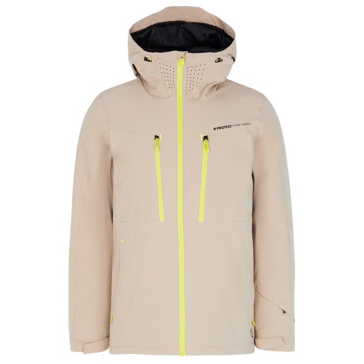 Protest Blouson Ski Prttimothy Snowjacket Bamboobeige Présentation