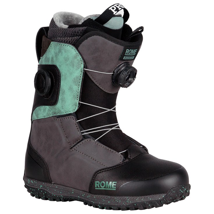 Rome Boots Women's Bodega Boa Black/Teal Black/Teal Présentation