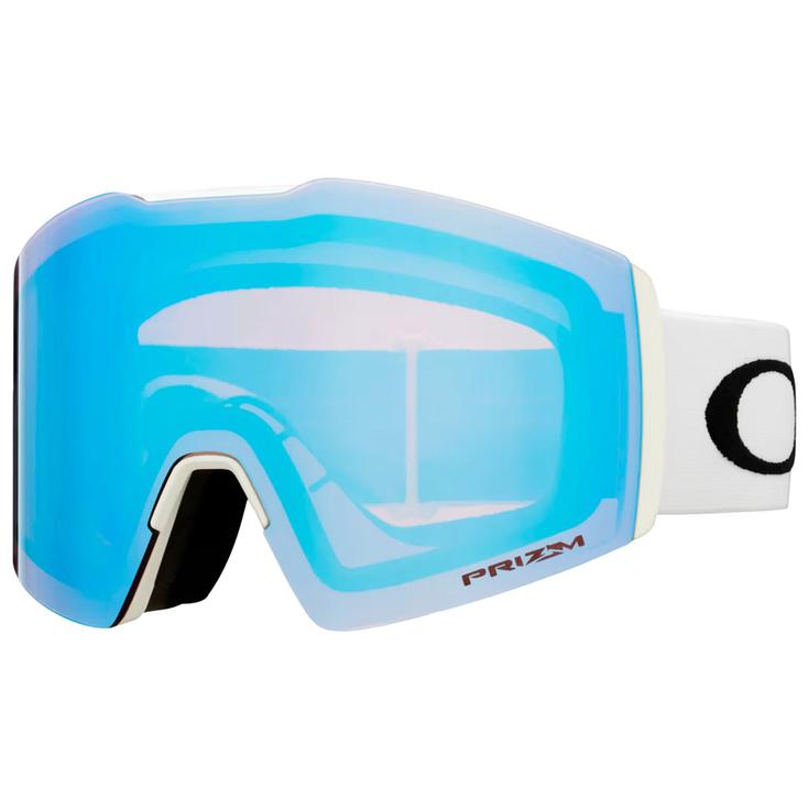 Oakley Masque de Ski Fall Line L Matte White Prizm Snow Sapphire Présentation