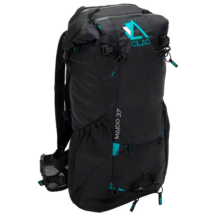 Cilao Sac à dos Maïdo 37 Noir Turquoise Présentation
